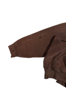 Sweat à capuche personnalisé pour homme, coupe ample, effet délavé, avec fermeture éclair, impression numérique motif dessin animé, coupe carrée, effet vieilli, 100% coton - Product Image 5
