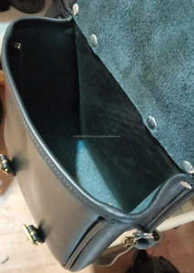 Bolsa de Cuero 100% Búfalo para Sillín de Caballo Estilo Western o Motocicleta, Hecha a Mano, Tallada a Mano, Personalizable, con Herrajes de Acero - Product Image 3