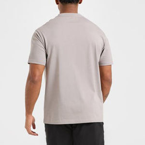 Camiseta estampada de algodón transpirable con cuello redondo para hombre, camiseta de compresión personalizada, ropa de marca, camiseta de algodón a la moda. - Product Image 6