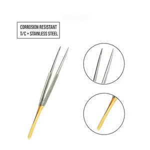 Kit de micro-chirurgie professionnel avec porte-aiguille à pointe en carbure de tungstène et ciseaux microchirurgicaux de précision haute précision - Product Image 4