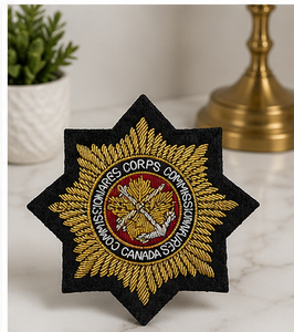 CCC CANADA High Quality Lace Embroidered Patch <b>Sew</b>-On Fabric Badge Circular Luxury Design for Garment - Product Image 3