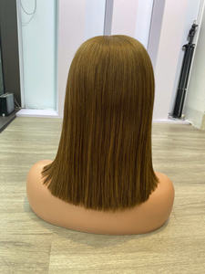 SMA Super doble dibujado HD/peluca Frontal de encaje suizo transparente Color jengibre calidad superior Vietnam pelo crudo precio al por mayor - Product Image 2