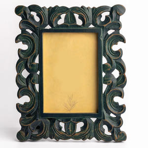 Brownwood Handicrafts - Marco de Fotos Hecho a Mano de Madera MDF de Estilo Vintage con Acabado Antiguo para Decoración de Mesa de Salón - Product Image 1