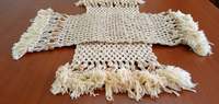 Sets de table en macramé blanc faits à la main, sets de table décoratifs, décoration de table bohème pour la salle à manger, la maison, vente en gros