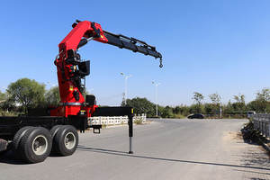 37.5 טון בנייה הידראולי מפרק משאית טלסקופית בום רכוב עם לתפוס מנוף דלי למכירה - Product Image 2