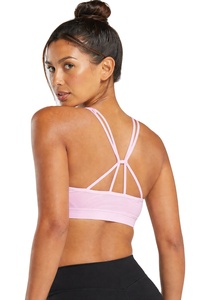 High Quality Plus Size Seamless Sports <b>Bra</b> for Women with Front Logo Shock Absorbing Breathable Four-Way <b>Stretch</b> High Elasticity - Product Image 3