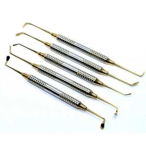 Ensemble d'instruments chirurgicaux dentaires allemands haut de gamme 5 pièces pour lifting sinus, en acier inoxydable SURGINEXA SOA-5547987249121 - Product Image 1