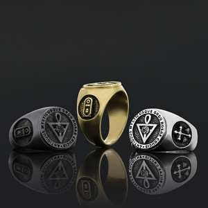 แหวน BOJ RCJ รุ่น 014 แหวนรับปริญญาสำหรับบุรุษและสตรี  ประดับเพชรเงินแท้  ของขวัญสำหรับงานปาร์ตี้ ราคาประหยัด - Product Image 1