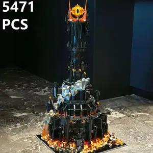 NUEVO 2026 Icons Black Tower Dark, Kit de Bloques de Construcción, Ladrillos de Juguete para Niños y Adultos, Regalos de Cumpleaños, 5471 Piezas - Product Image 4
