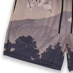 Shorts Deportivos de Malla Sublimados Personalizados para Hombre, Shorts Deportivos para Gimnasio y Running, Shorts de Malla Sublimados al por Mayor para Hombre - Product Image 5