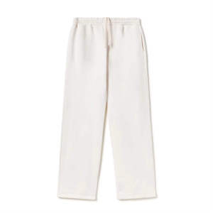 Longline Curved Hem Men Baggy <b>Trouser</b> Hip Hop Streetwear Extended Length Custom Printing Branding Blank Pique Pants - Product Image 1