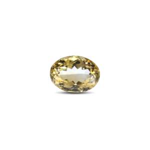 Piedra Preciosa Suelta de Citrino Natural, Corte Ovalado, 7.2 Quilates, para Joyería Fina - Product Image 1