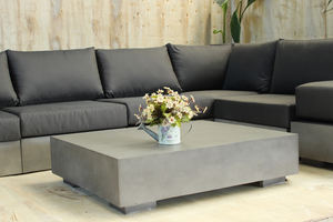 Sofá de Concreto Vietnamita - Muebles de Exterior Ecológicos y Duraderos, Juego de Sofás de Jardín de Diseño Moderno, Resistentes al Agua, a los Rayos UV y de Secado Rápido - Product Image 5