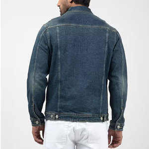 Men's Denim Jacket Lightweight Jean Outerwear Stylish Everyday Casual Wear Wholesale Supplier <b>Coat</b> Streetwear Denim Jacket mens - Product Image 3