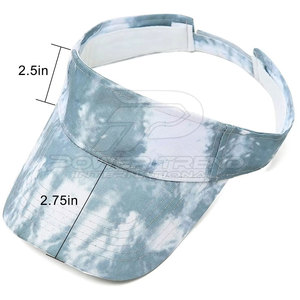 Casquettes de sport à sublimation en gros, visières ajustables à fermeture arrière, couronne ouverte, pour cyclisme, golf, tennis, activités de plein air, décontractées, unisexes - Product Image 5