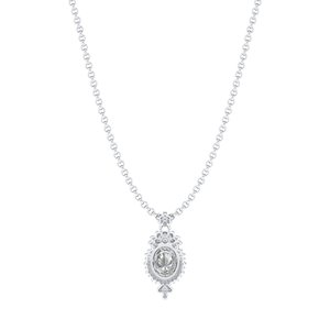 REYES สร้อยคอจี้เพชรโมอิสซาไนต์แท้ 14K ดีไซน์หรูหรา ได้รับการรับรองจาก GRA สำหรับผู้หญิง เหมาะสำหรับงานเลี้ยงสุดหรู เครื่องประดับคุณภาพสูง - Product Image 4