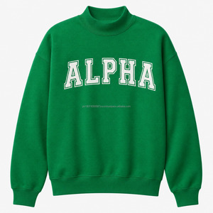 Sweat-shirt unisexe en molleton épais à col rond, coupe ajustée, avec logo personnalisé, respirant, coupe-vent, 100 % coton, design streetwear pour - Product Image 1