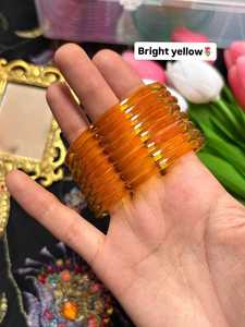 Bracelets/Joncs en résine pour femmes et filles, taille personnalisable, modèle/Style Ange, cadeau de mariage, artisanat en résine - Product Image 5