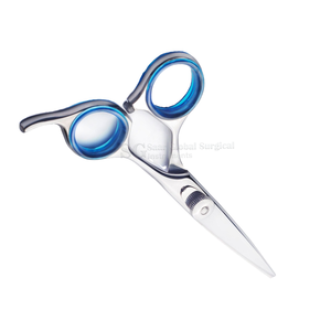 Ciseaux de coiffure professionnels en acier inoxydable pour droitiers, 28 dents, manche long, pour la coupe de cheveux à domicile, en salon ou chez le barbier - Product Image 6