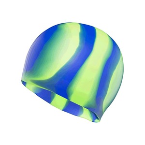 Bonnet de bain unisexe respirant en maille couleur unie avec double poignée, ajustement élastique et imperméable - Product Image 2