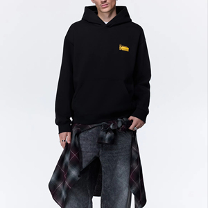 เสื้อฮู้ดพิมพ์ลายตามสั่งสำหรับผู้ชาย เสื้อสเวตเชิ้ตผ้าฝ้ายพรีเมียม สตรีทแวร์แฟชั่น เสื้อฮู้ดเปล่า รับผลิตแบบ OEM - Product Image 1