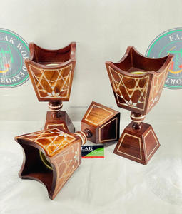 Brûleur d'encens en bois d'acacia de qualité supérieure pour décoration de mariage par Falak World Export - Product Image 2