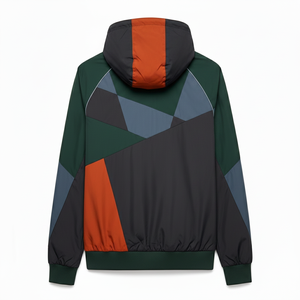 <b>Mens</b> Contrast Color Windbreaker Full Zip Hoodie <b>Jacket</b> Full Zip Windbreaker for <b>Men</b> and Women Nylon <b>Pullover</b> Windbreaker - Product Image 2
