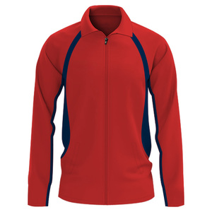 Custom <b>Polyester</b> <b>Tracksuit</b> for Men Full Zip Sports Training Jogging Set with Jacket and Pants Wholesale Supplier - Product Image 2