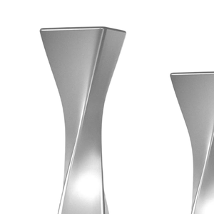 Nuevo candelabro moderno para decoración del hogar, portavelas de alta calidad con acabado plateado, aluminio fundido, hecho a mano y personalizado. - Product Image 4