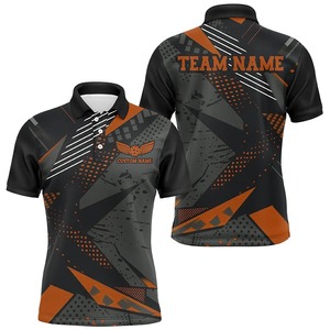 Uniforme de Pickleball Personalizado para Hombre, Sublimado, Impresión 3D, Camiseta Transpirable, Camisetas Polo Personalizadas para Clubes Deportivos - Product Image 5