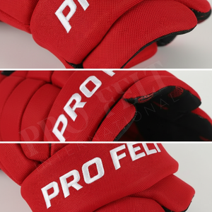 Gants de hockey sur glace en gros à prix abordable – Équipement de protection durable pour joueurs adultes et jeunes – Gants en maille polyester pour main gauche et droite - Product Image 4