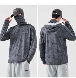 Sudadera con Capucha Personalizada para Hombre, Transpirable, UPF 50, con Estampado de Corazón, 100% Algodón, Anti-UV, Secado Rápido, Antibacteriana, Cierre de Cremallera, Peso de la Tela 100g - Product Image 6