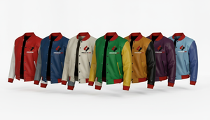 Blouson Bomber Homme Style Universitaire en Mélange de Coton Décontracté Boutonné Léger Color Block Vente en Gros - Product Image 6