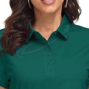 Camiseta Polo de Marca Privada para Mujer, Algodón, Manga Corta, Fabricación OEM, Venta al Por Mayor, Suministro a Granel, Camiseta Polo Personalizada de Moda - Product Image 4