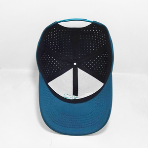 Customized Laser Cut Hole Golf <b>Hats</b> 3D Embroidery Logo 6-Panel <b>Waterproof</b> Polyester Cap Outdoor Sport <b>Hat</b> Vietnam Factory - Product Image 4