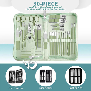 Kit d'outils de manucure et pédicure professionnel en acier inoxydable 2026 avec coupe-ongles pour soins des pieds de qualité salon - Product Image 3