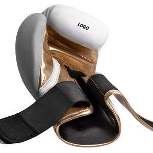 Guantes de boxeo de cuero de vaca para hombre, guantes de entrenamiento para kickboxing muay thai, elegantes, Deportivos - Product Image 3