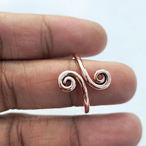 Handmade <b>Copper</b> Ring Modern Design <b>Copper</b> Craft Jewelry Customized Shape Polished Modern Design Unique <b>copper</b> ring <b>gift</b> - Product Image 4