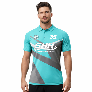 Camiseta Polo para Hombre, Venta Caliente, Ropa Casual, Nuevo Diseño, Tallas para Adultos, Último Diseño, Transpirable, Precio Económico, Camiseta Polo Personalizada - Product Image 3