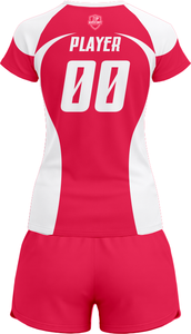 Tenue de volley-ball SpikeStorm Pro AeroSpike Elite, kit de volley-ball ThunderHit Premium, 100 % polyester, impression par sublimation intégrale - Product Image 3