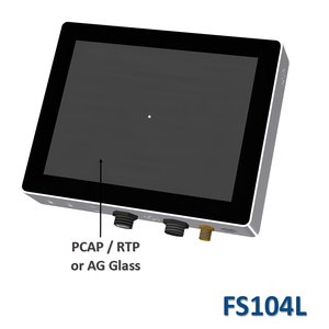 10.4" Fully IP67 Waterproof Industrial Marine Panel PC Touch Screen (PCAP/Resistive) Option: Internal UPS - Product Image 2