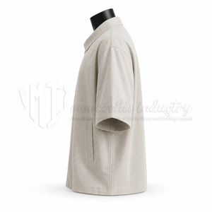 Chaqueta de manga corta con cremallera para hombre, chaqueta informal ligera, personalizada, OEM, ODM, al por mayor - Product Image 5