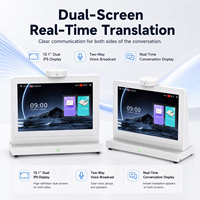Traducteur vocal intelligent Android 10,1 pouces à double écran tactile avec Wi-Fi pour la traduction vocale face à face dans les hôtels et les aéroports
