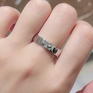Anillo de Diamantes Cultivados en Laboratorio de Oro Blanco de 18K, Corte Brillante Redondo, Anillo de Compromiso, Promesa o Boda para Mujer - Product Image 1