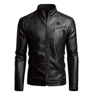 Blouson Moto Classique en Similicuir PU pour Garçons, Modèles Tendance 2026, Coupe Slim, Haute Qualité - Product Image 5