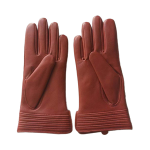 Gants en cuir courts pour femmes, pour costumes de soirée, gants en cuir décontractés d'hiver - Product Image 2