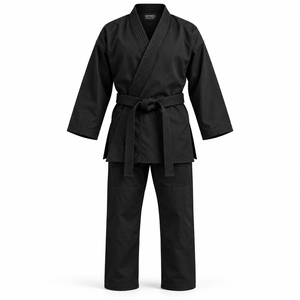 Kimono de BJJ para Adultos DAHMX, Negro, Unisex, Uniforme de Artes Marciales, Conjunto de Kimono de BJJ Negro, Uniforme de Artes Marciales Unisex, Gi de BJJ - Product Image 1