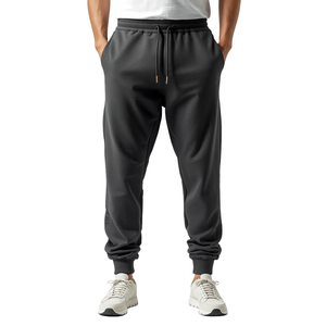 Pantalones Jogger para Hombre, Cintura Elástica, Corte Recto, Ligeros, Diseño Apilado - Product Image 2