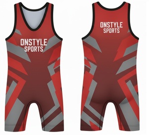 Trajes de Lucha Libre Personalizados Profesionales |   Uniformes de Equipo Sublimados |   Ropa Deportiva para Hombre y Jóvenes de Alta Elasticidad y Absorción de Humedad - Product Image 1