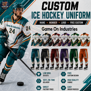 Custom Name Number Sublimated Jersey and Pants Complete Outfit Full Print OEM ODM Service Ice Hockey Uniform For Team Wear - Product Image 4